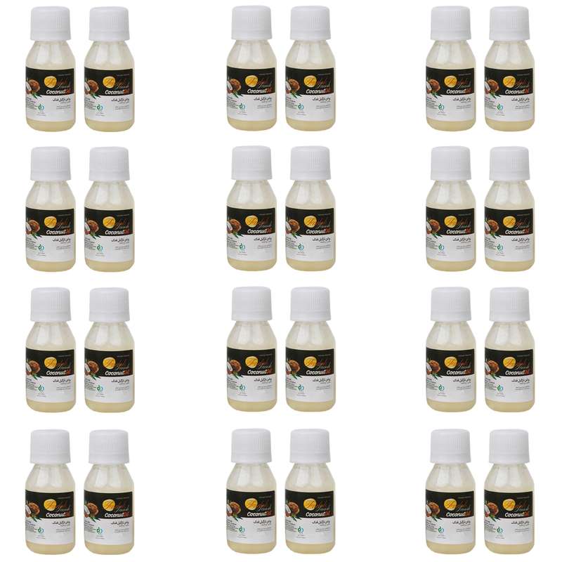 روغن بدن فدک تانیش مدل Coconut حجم 50 میلی لیتر مجموعه 24 عددی