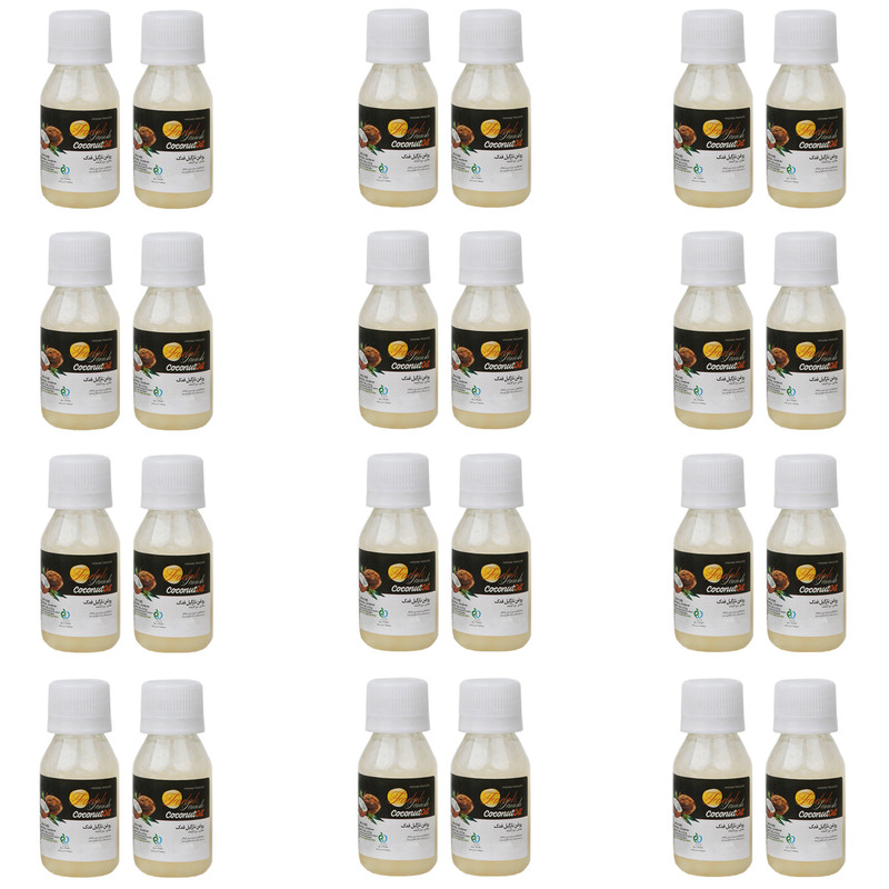 روغن بدن فدک تانیش مدل Coconut حجم 50 میلی لیتر مجموعه 24 عددی