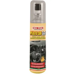 افشانه واکس داشبورد خودرو مفرا مدل PLASTIC CARE 3in1 حجم 125 میلی لیتر