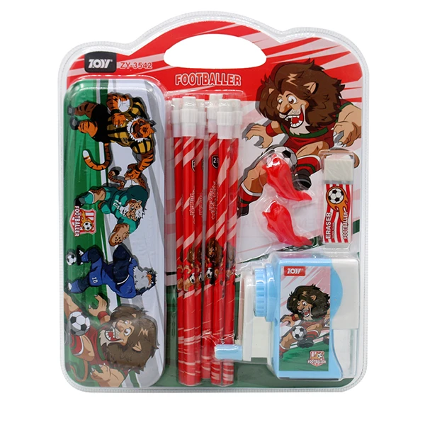 بسته لوازم تحریر مدل 3542 مجموعه 7 عددی