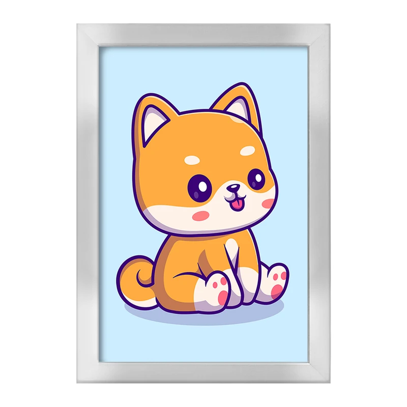 تابلو خندالو طرح حیوانات بامزه گربه کد 29723