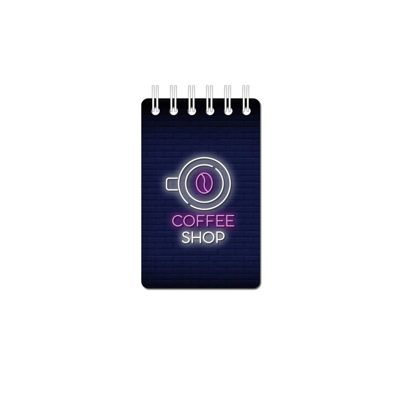 دفترچه یادداشت 50 برگ مدل کافی کد 529