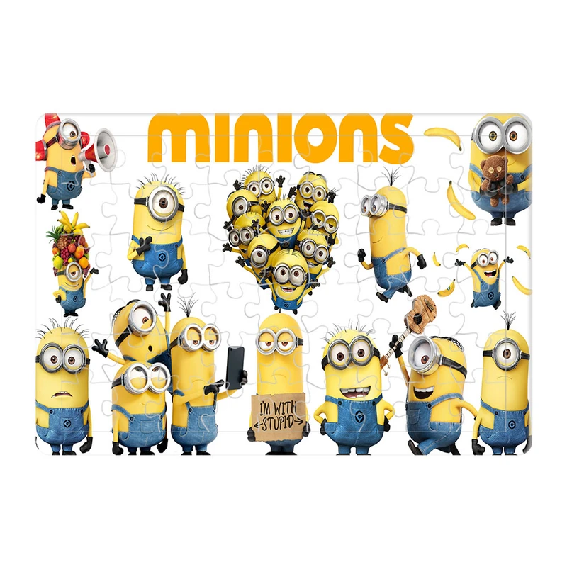پازل 54 تکه هومرو طرح مینیون مدل PL51