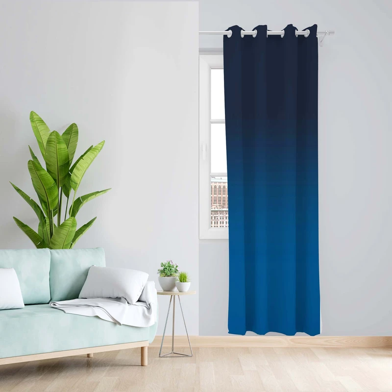 پرده طرح دو رنگ مدل مخمل پانچی کد 1718 z سایز 140x200 سانتی متر