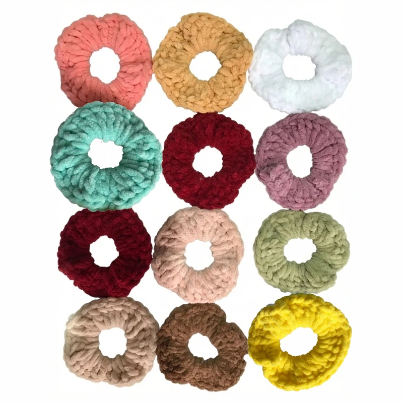 کش مو زنانه مدل حوله ای 2 بسته 12 عددی