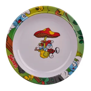 بشقاب کودک مدل Smurfs کد 5025