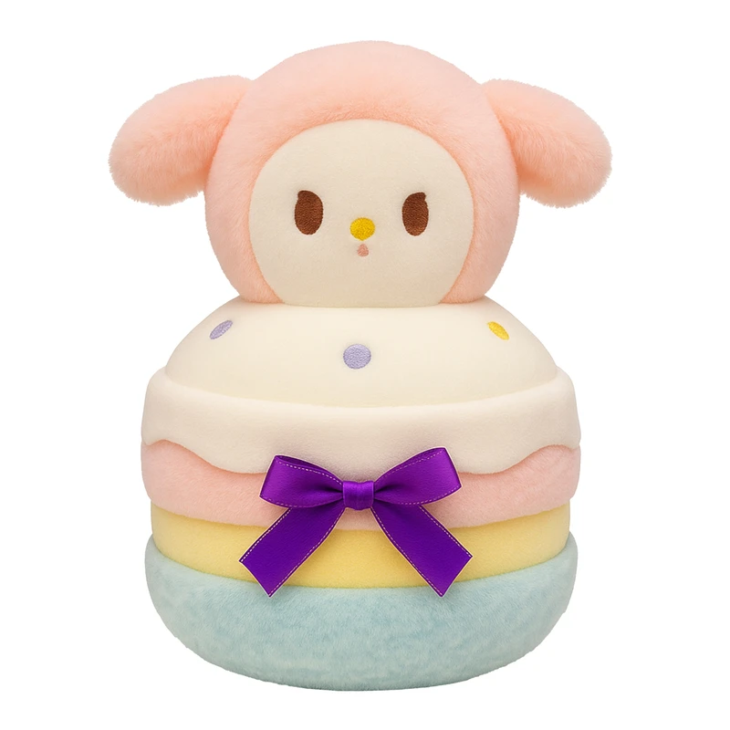 عروسک پولیشی طرح گربه مای ملودی مدل BOBO290 ارتفاع 22 سانتی متر