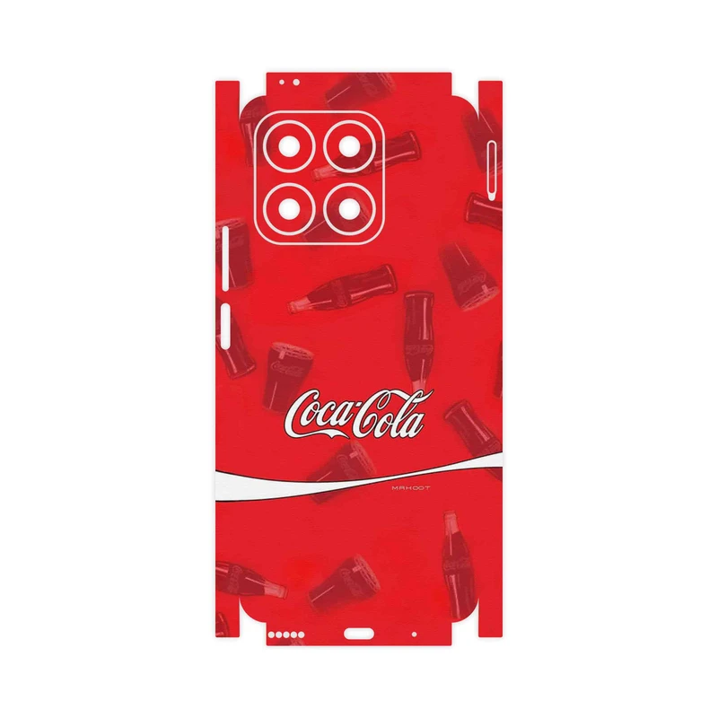 برچسب پوششی ماهوت مدل Coca_Cola_Logo-FullSkin مناسب برای گوشی موبایل آنر X8a