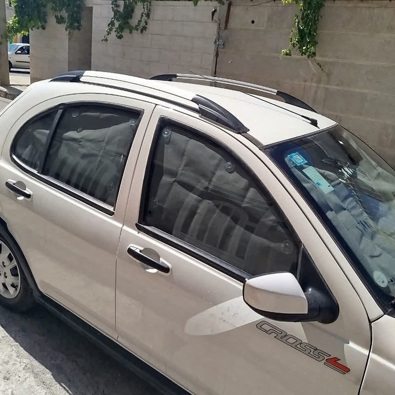 آفتابگیر شیشه خودرو مدل Star184 مناسب برای تیبا ، ساینا و کوییک مجموعه 5 عددی