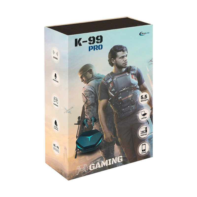 هدفون بلوتوثی بلولاین مدل K-99 Pro Gaming Edition