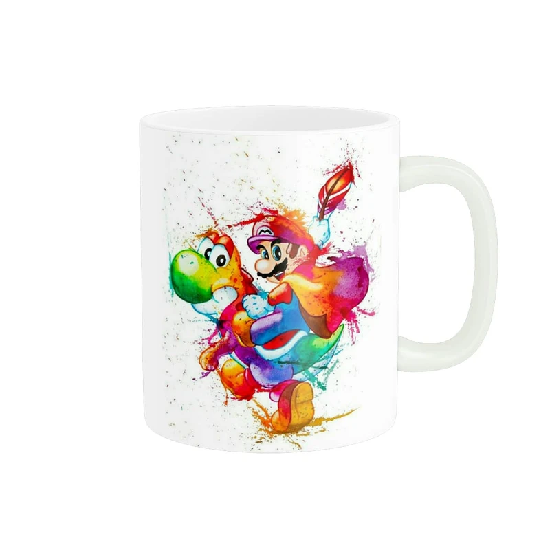 ماگ طرح قارچ خور ماریو بورس Mario Bors کد MarioBors-10