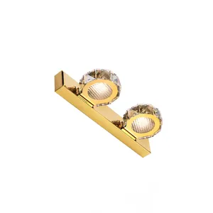 چراغ دیواری مدل کریستال بیضی کد F148