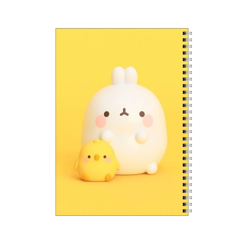 دفتر مشق 100 برگ بامبیلیپ طرح جوجه و مولانگ فانتزی کد 3916601