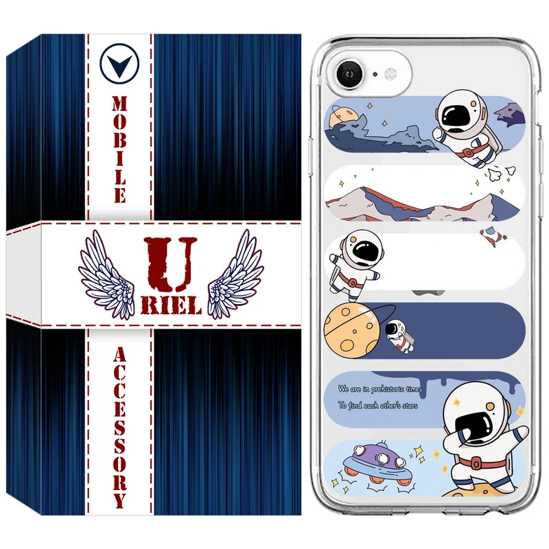 کاور یوریل قاب کد 30 طرح کهکشان مناسب برای گوشی موبایل اپل iPhone 7 / 8 / SE 2020 / SE 2022