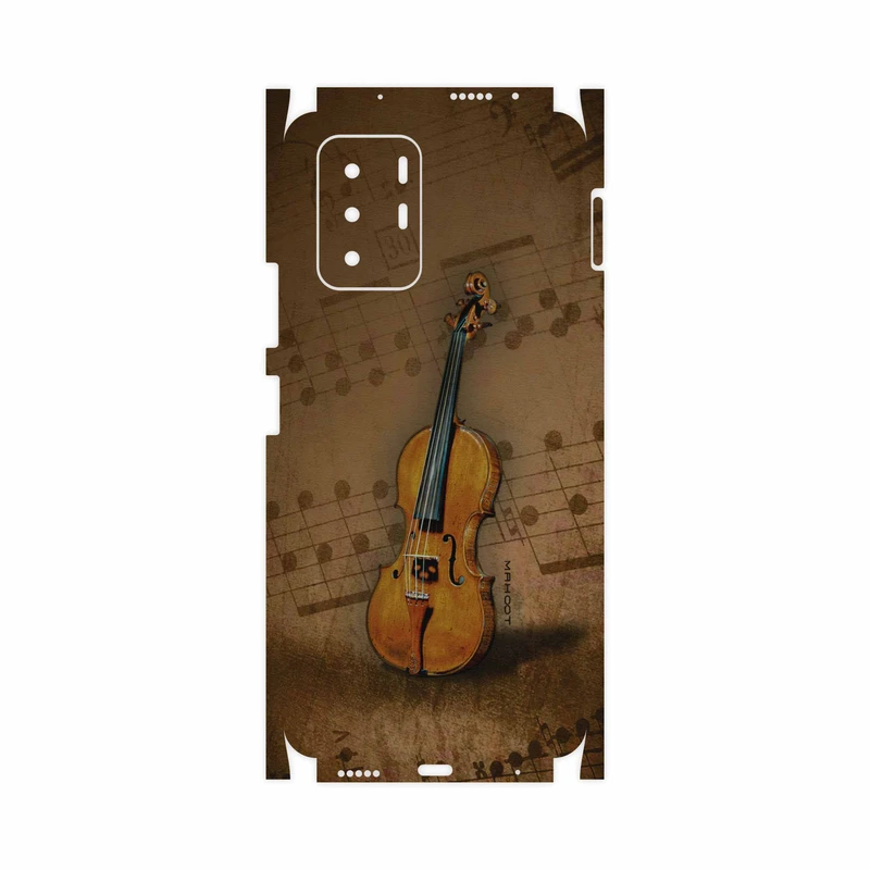 برچسب پوششی ماهوت مدل Violin-Instrument-FullSkin مناسب برای گوشی موبایل شیائومی Poco X3 GT 5G
