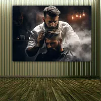 پوستر طرح آرایشگاه مردانه کد FP103758