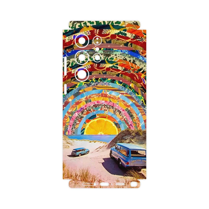 برچسب پوششی ماهوت مدل Collage of Orange Sky-FullSkin مناسب برای گوشی موبایل سامسونگ Galaxy S23 Ultra