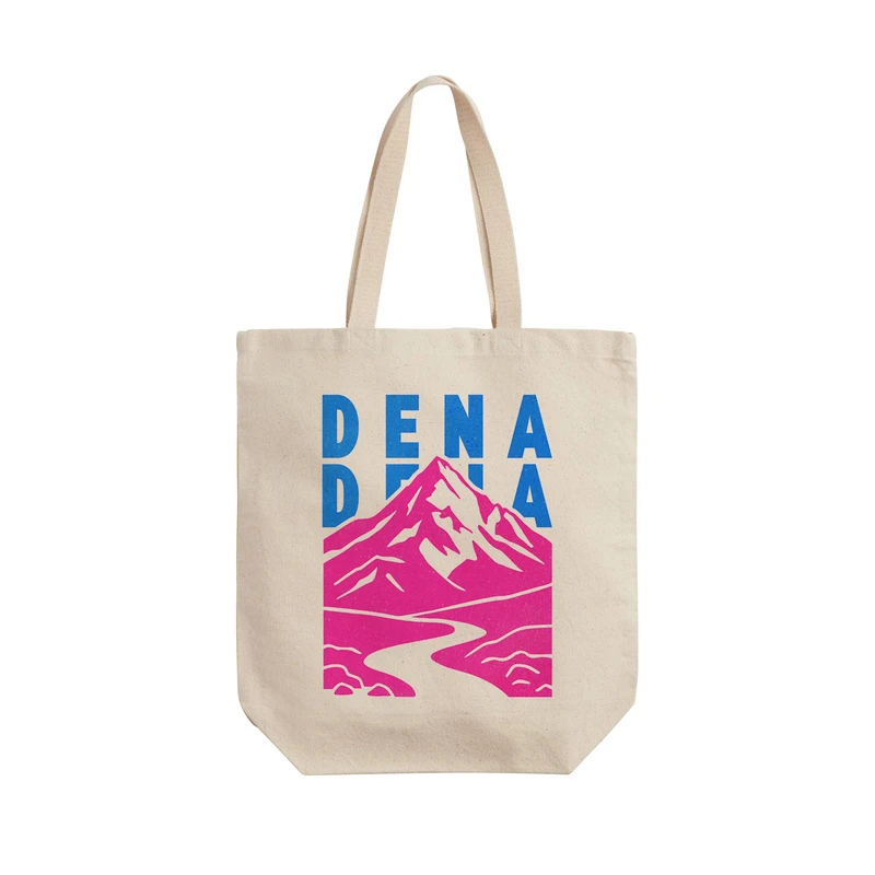 ساک خرید ترمه طراحان ایده مدل نماد کوه دنا کد map0083 - L[