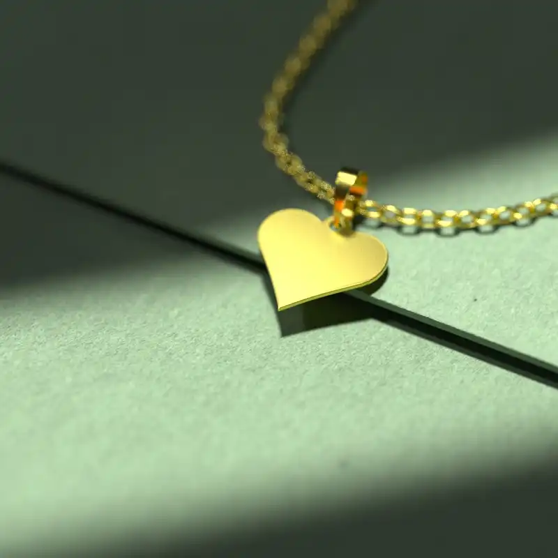 گردنبند طلا 18 عیار زنانه مدوپد مدل هندسی کد CA10679