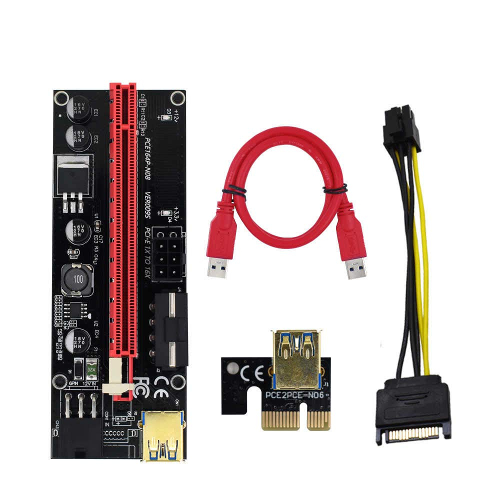 رایزر گرافیک تبدیل PCI EXPRESS X1 به X16 مدل 009S