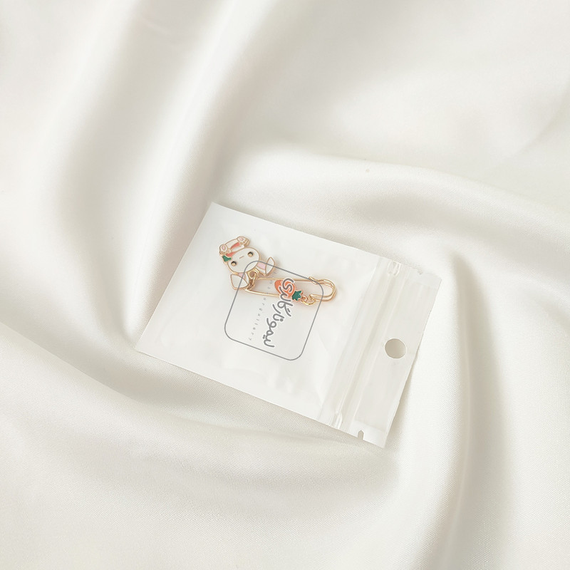 سنجاق سینه دخترانه لیمونار گالری مدل خرگوش و هویج