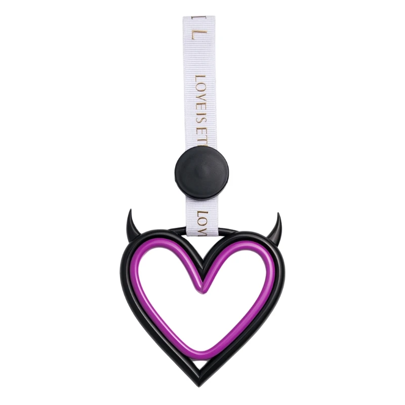 آویز آینه خودرو مدل سوریکاوا طرح قلب