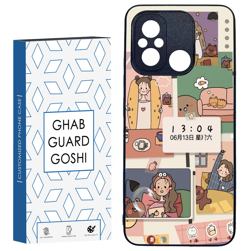 کاور قاب گارد گوشی طرح  عروسکی کد TPU-040 مناسب برای گوشی موبایل شیائومی REDMI 12C / POCO C55