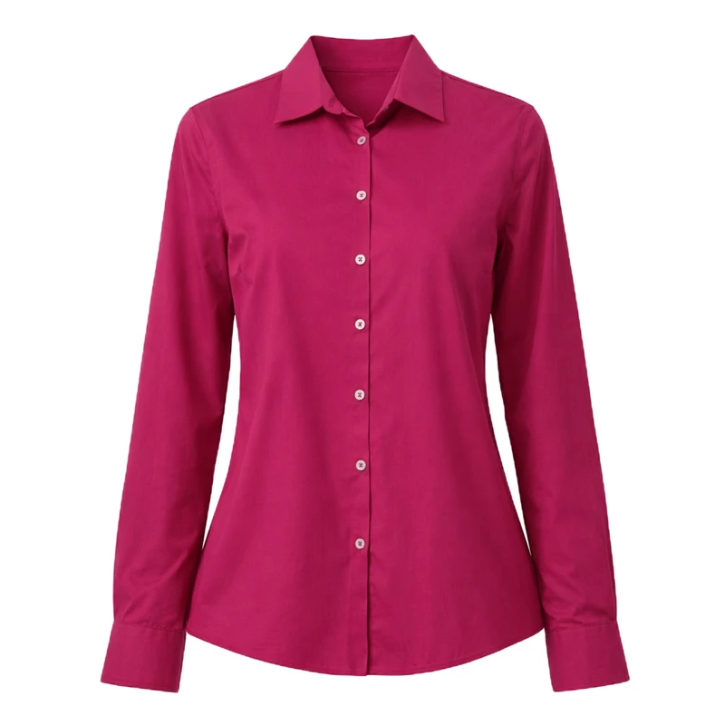 شومیز آستین بلند یقه برگردان زنانه مدل 1088