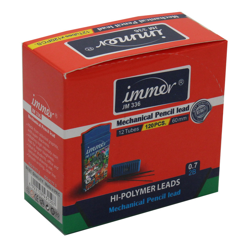 نوک مداد نوکی 0.5 میلی متری ایمر بسته 12 عددی