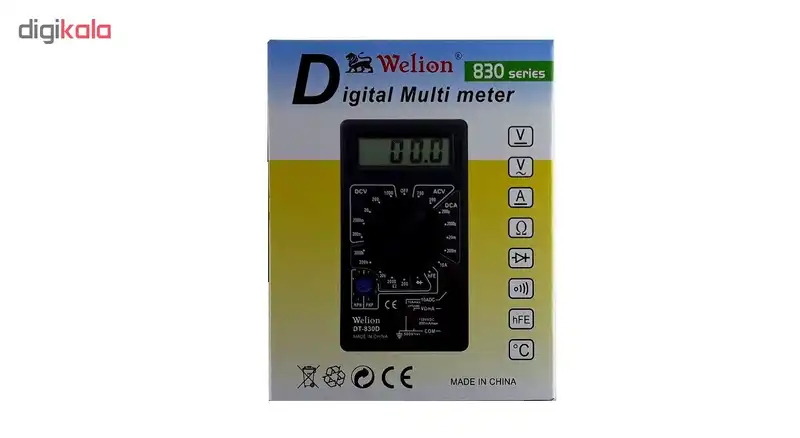 مولتی متر دیجیتال ویلیون مدل DT830D