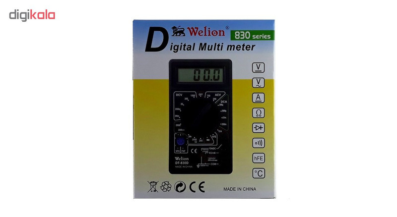 مولتی متر دیجیتال ویلیون مدل DT830D