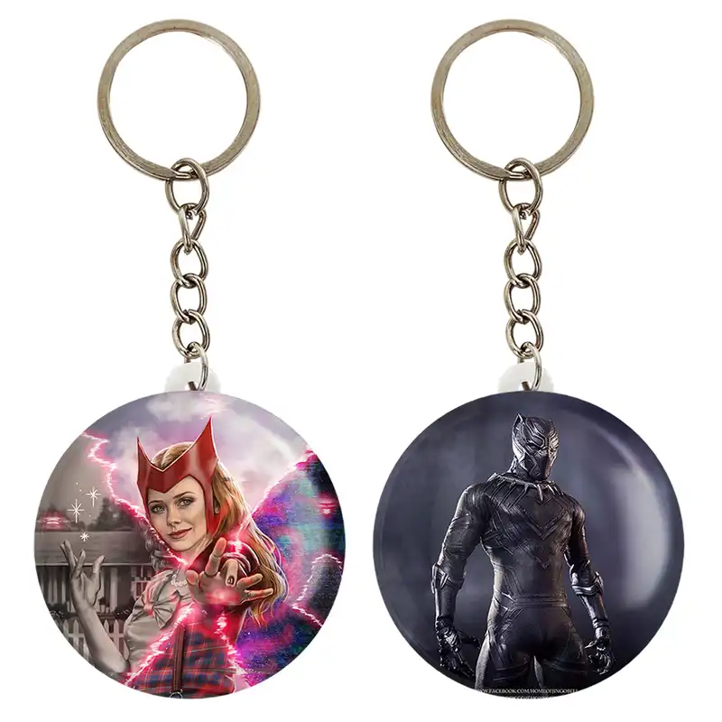 جاکلیدی خندالو مدل پلنگ سیاه و اسکارلت ویچ مارول Marvel کد 1939419386 مجموعه 2 عددی