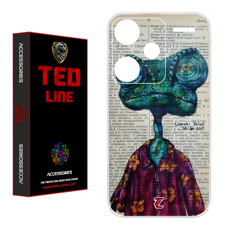 کاور تد لاین طرح رنگو کد 1130 مناسب برای گوشی موبایل شیائومی Redmi Note 13 Pro Plus