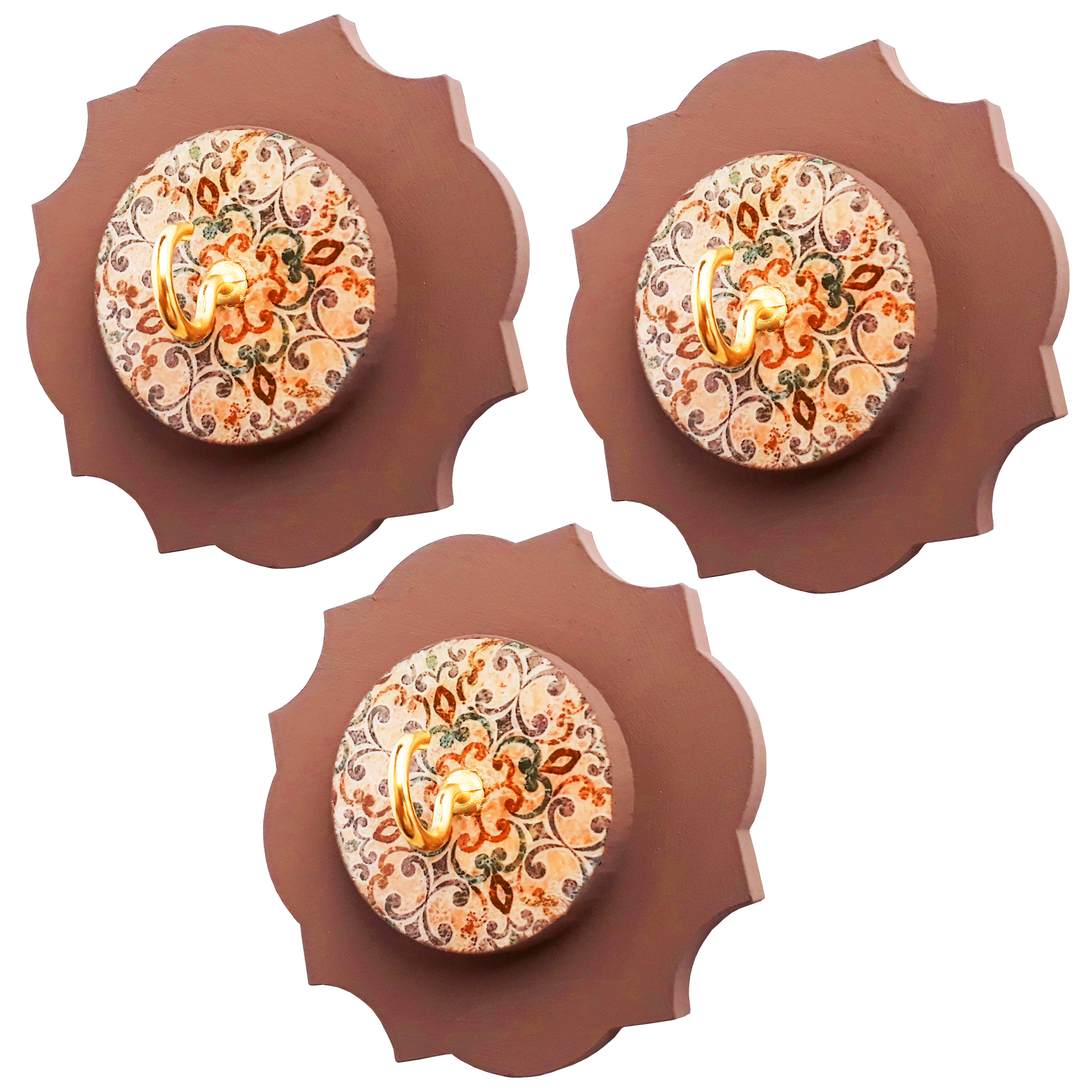 آویز حوله مدل دانژه کد B54 بسته 3 عددی