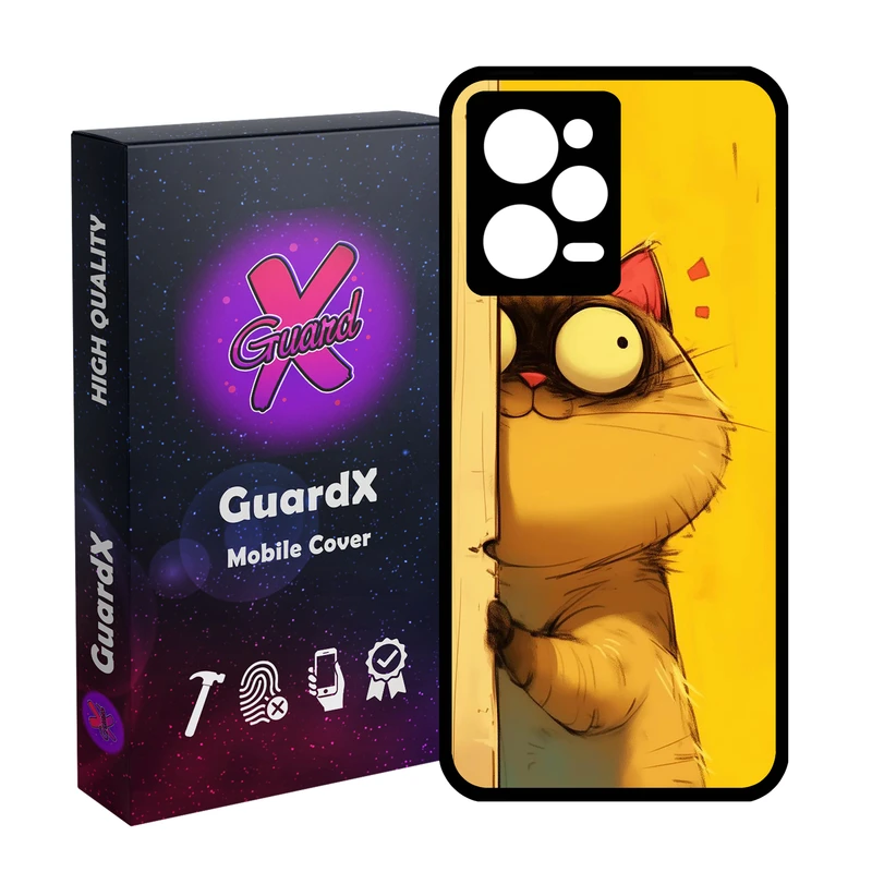 کاور گارد ایکس طرح Cat مدل 10729 مناسب برای گوشی موبایل شیائومی Redmi Note 12 Pro 5G/Poco X5 Pro 5G/Note 12 Pro Speed