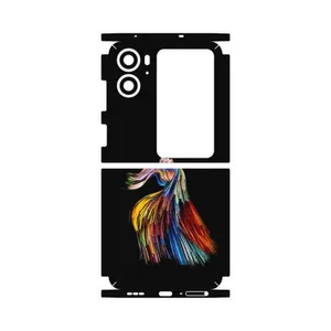 MAHOOT Rainbow Hair Digital Art-FullSkin Cover Sticker for Oppo Find N2 Flip