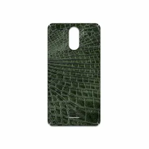 MAHOOT Green-Crocodile-Leather Cover Sticker for Tecno WX3F LTE