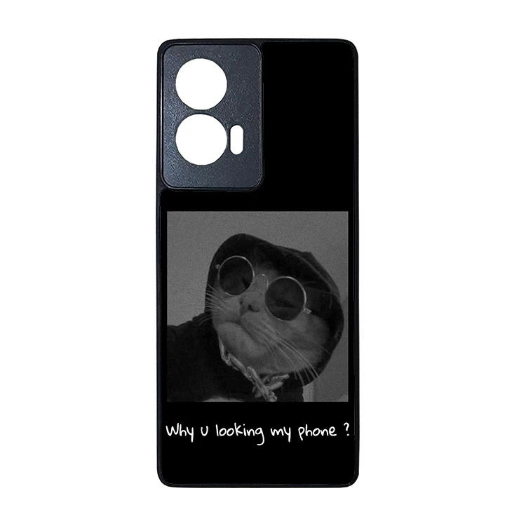 کاور قاب گارد هوم طرح گربه مناسب برای گوشی موبایل موتورولا edge 50 fusion