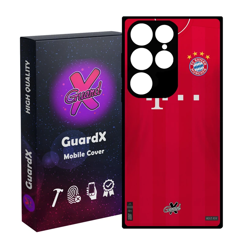 کاور گارد ایکس طرح بایرن مونیخ مدل Glass10231 مناسب برای گوشی موبایل سامسونگ Galaxy S24 Ultra