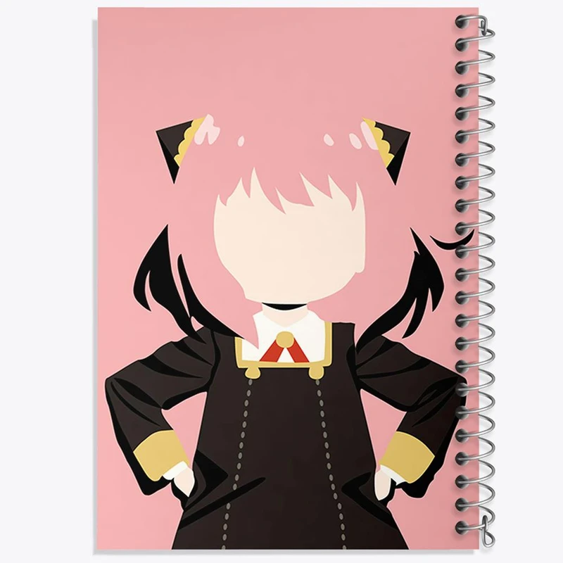 دفتر نقاشی 50 برگ خندالو مدل آنیا فورجر انیمه اسپای ایکس فمیلی Spy x Family کد 17719