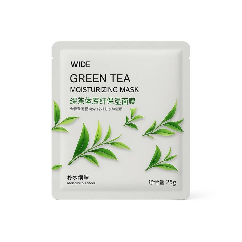 ماسک صورت وید مدل چای سبز سازگار با انواع پوست حجم 25 میلی لیتر