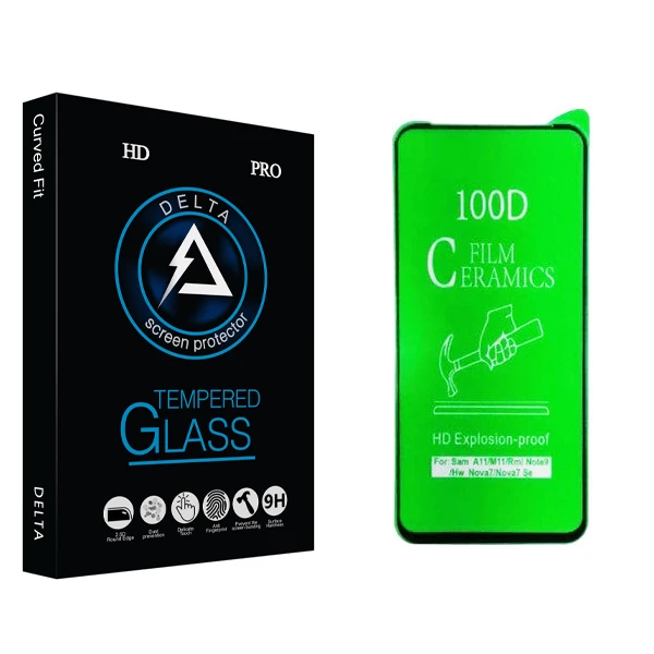 محافظ صفحه نمایش دلتا مدل Fit مناسب برای گوشی موبایل شیائومی Redmi Note 9