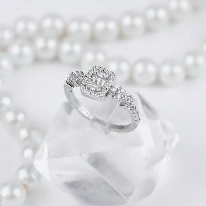 انگشتر نقره زنانه جی تی ای مدل جی نایس 89