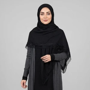 روسری زنانه مدل وال اسلپ دور توردار