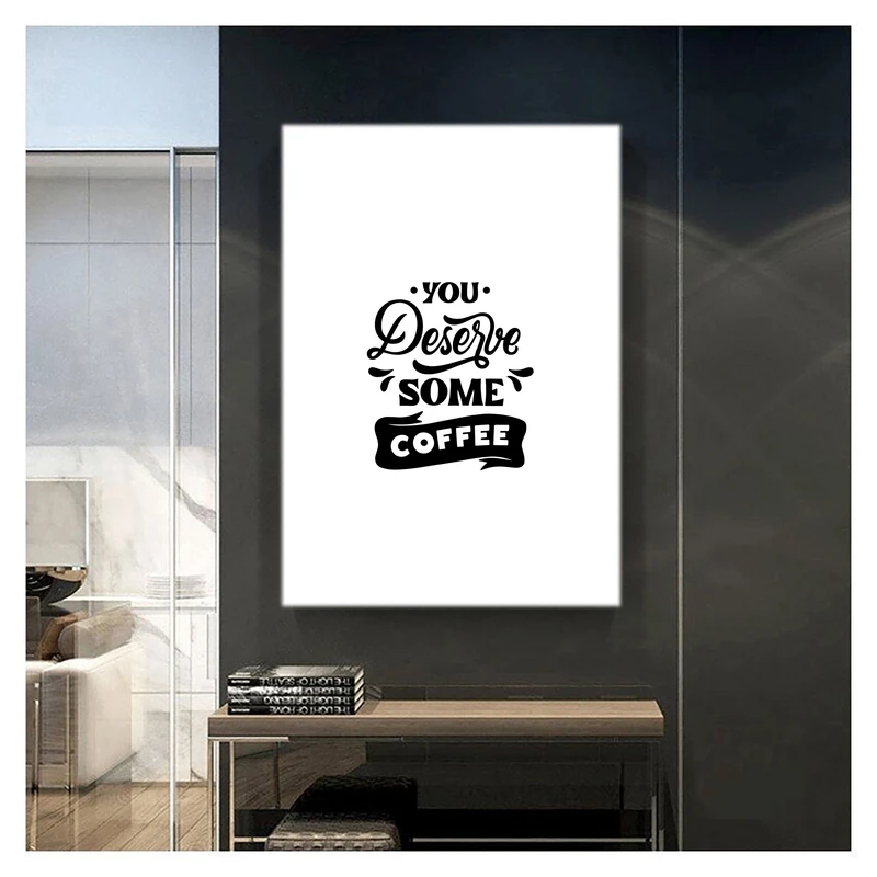 تابلو شاسی مدل آشپزخانه و کافه طرح قهوه کد 12