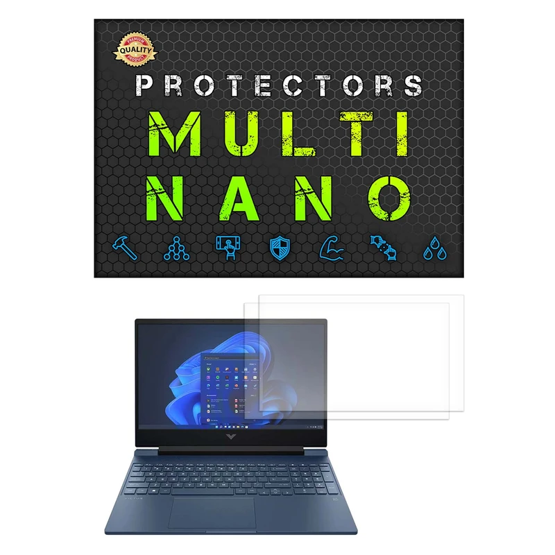 محافظ صفحه نمایش آنتی رفلکس مولتی نانو مدل X-S2M مناسب برای لپ تاپ اچ پی Victus 15 FB1013DX 15.6 inch 2023 بسته دو عددی
