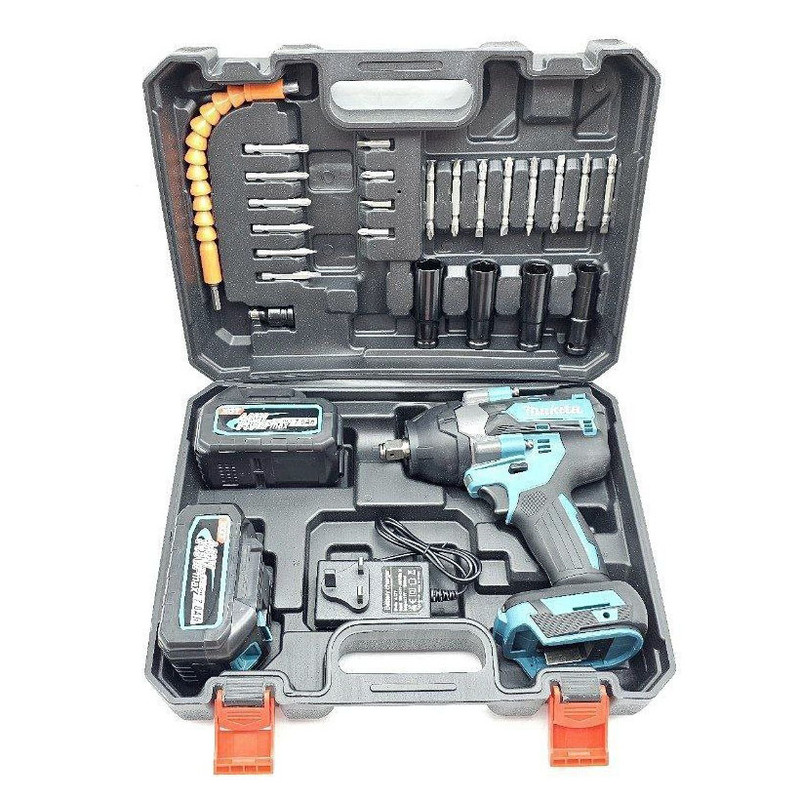 آچار بکس سوپر صنعتی شارژی باس مدل 148V مجموعه 28 عددی