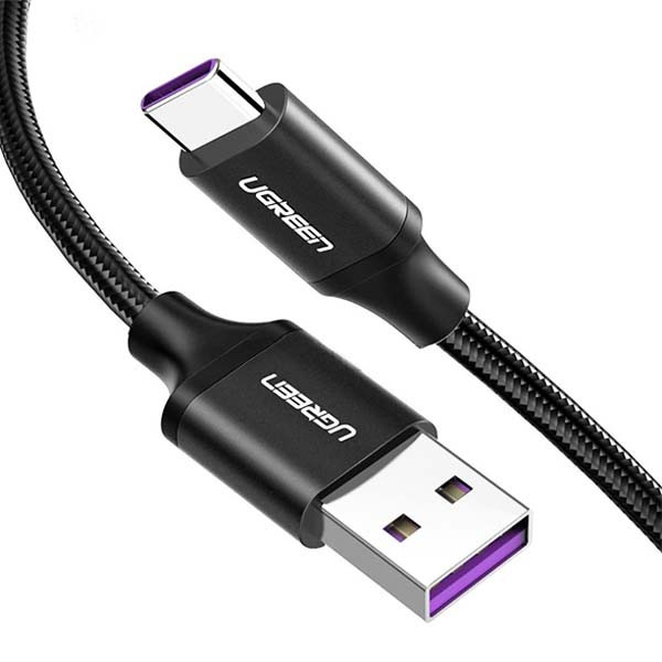 کابل تبدیل USB به USB-C یوگرین مدل Super Charger US279-50995 طول 2 متر 