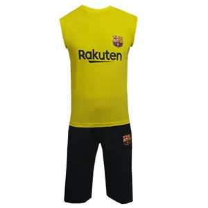 ست تاپ و شلوارک ورزشی مردانه طرح بارسلونا مدل Rakuten