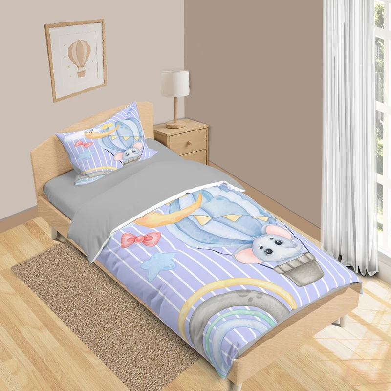 سرویس روتختی 1 نفر 5 تکه نوپه هوم مدل فیل T6312